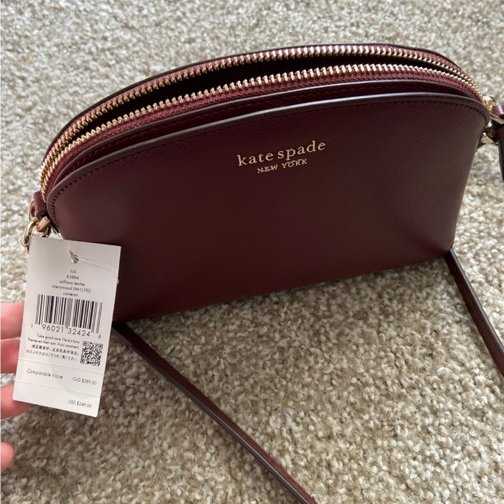 kate spade Burgundy Crossbody Bag